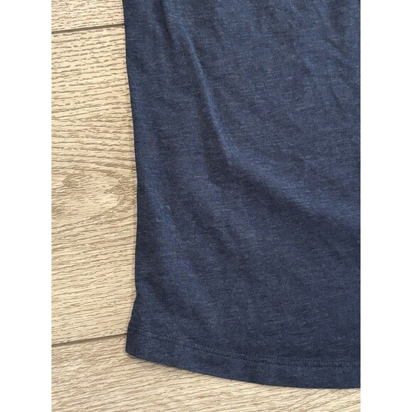 Lululemon Shirt Men’s Medium Crew Neck Tee Active Gym Workout Athleisure Blue - Picture 6 of 6
